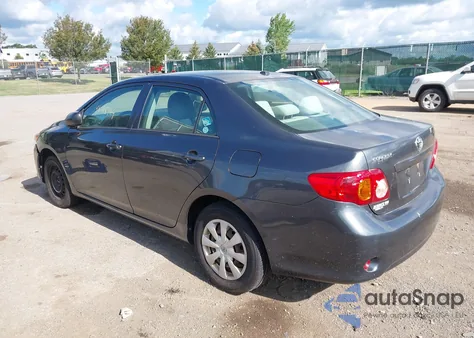 2009 Toyota Corolla S/Le/Xle from USA, damaged, VIN 2T1BU40EA9C125119